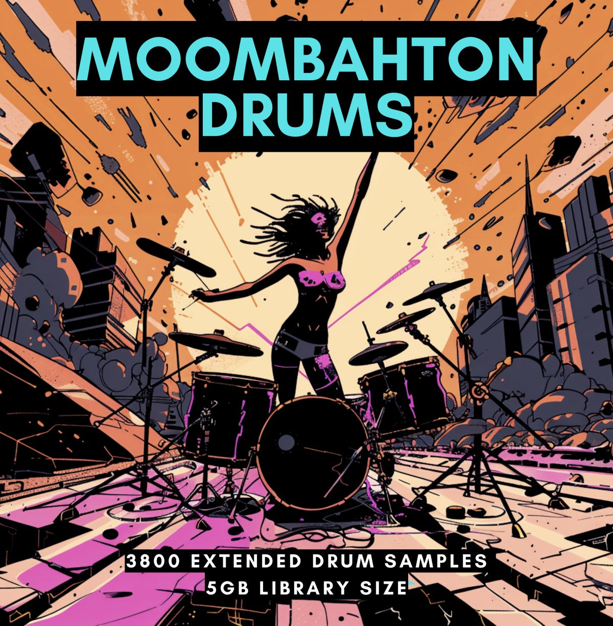 Moombahton Drums Extended Pack