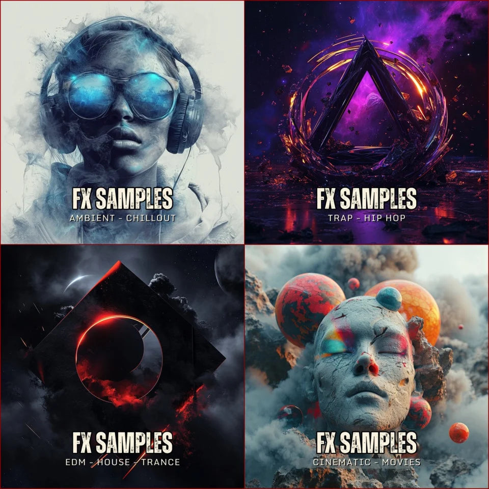 FX Samples Bundle for EDM Trap Movie Ambient, Audio Effects for Music Producers, Instant download