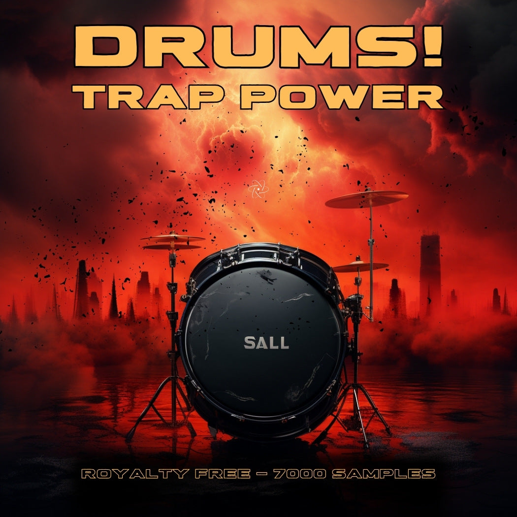 Trap Power Drums Pack 6500+ WAV Loops