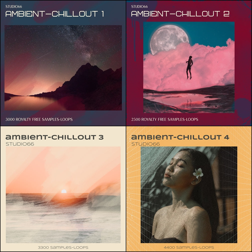 Chillout, Downtempo and Ambient: Volumes 1-4