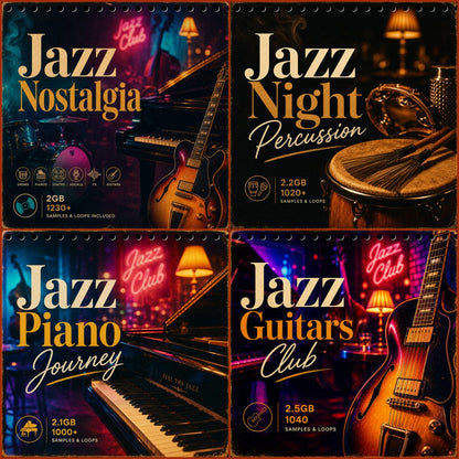 Jazz Vibes Reloaded Bundle 4300 Jazz Loops Samples