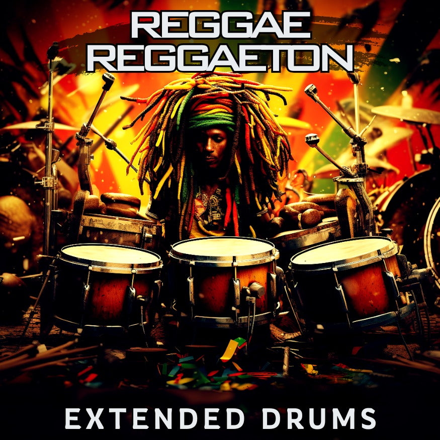 Reggae and Reggaeton Extended Drums Music Producer Collection Instant Download