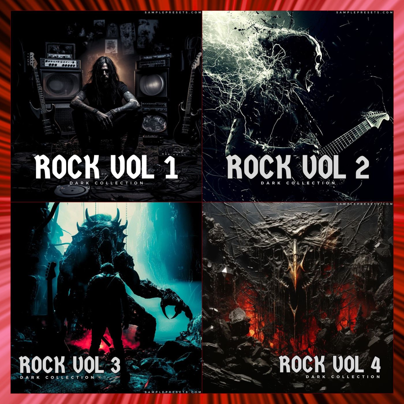 Rock DARK Collection: Volumes 1-4