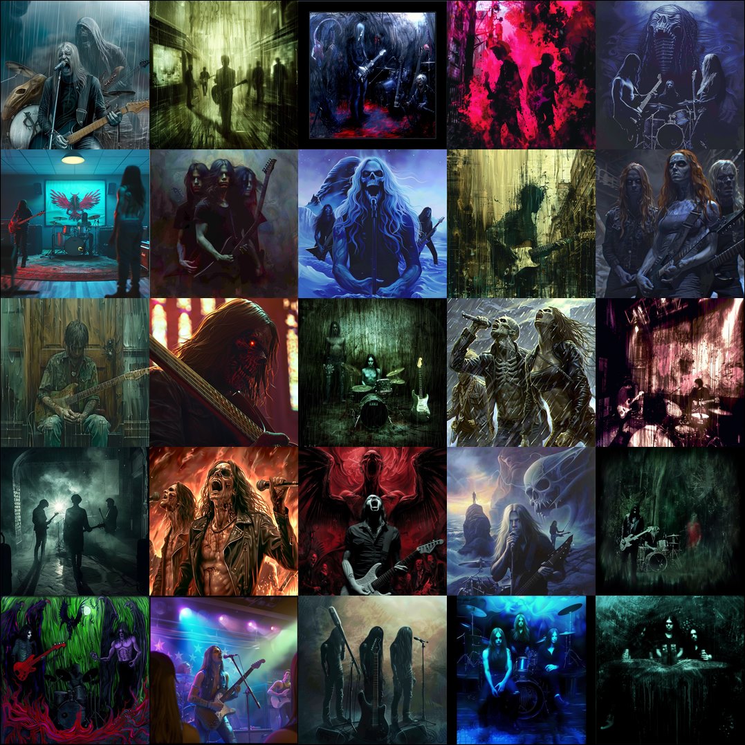 Rock Album Artwork Visual Pack: 200 Royalty Free Music Images