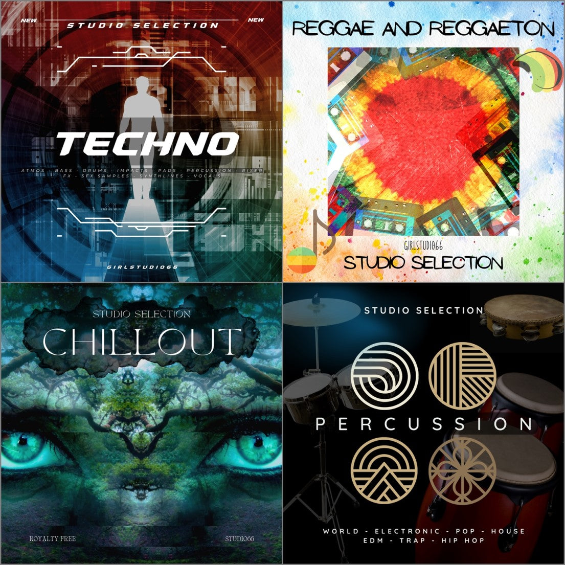 Studio Selection Studio Selection Bundle 4 Volumes – Samples Presets