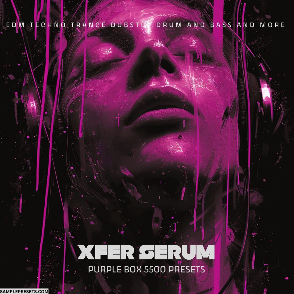 xFer Serum Purple Box with 5500 Presets