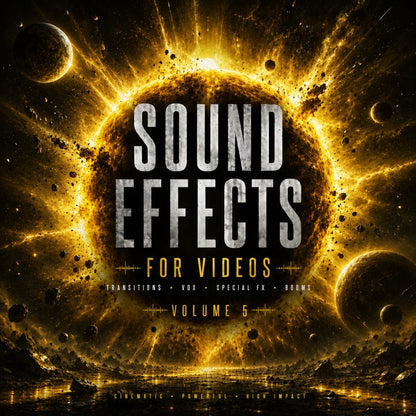 Ultimate Sound Effects FX For Video Editing Mega Bundle 9 Volumes